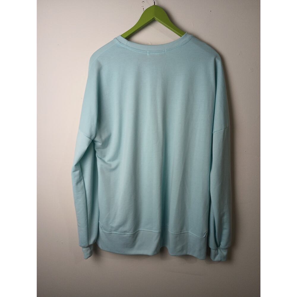 Simply Southern Sparkle Letter Lake Crew Pullover Chenille Women's Size XL - Picture 5 of 7